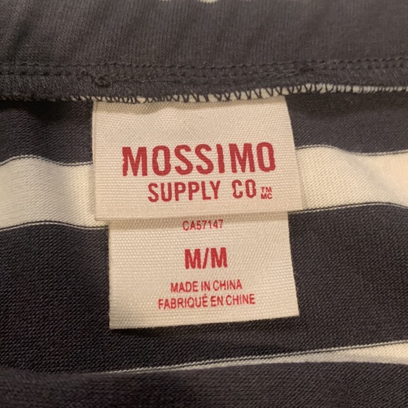 Striped A-line Mini Skirt - Picture 2 of 3